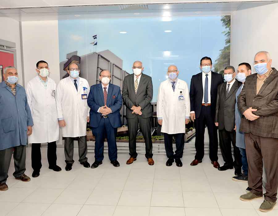 Opening of the modernization and renovation of the surgical suite at the Urology and Kidney Surgery Center at Mansoura University