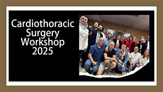 ورش عمل دولية بقسم جراحة القلب والصدر بطب المنصورة