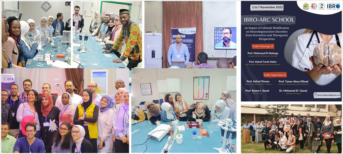 hosting the IBRO arc SCHOOL titled impact of lifestyle modifications on neuroden disorders