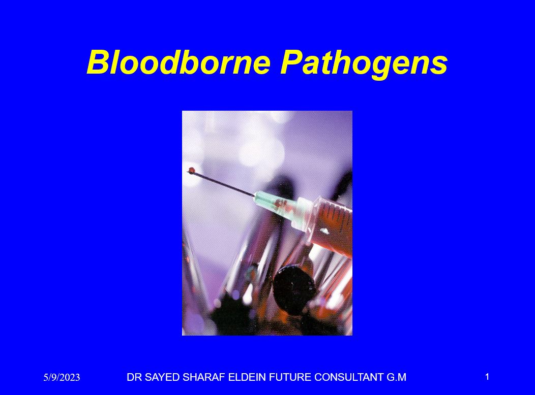 course about Blood borne Pathogen