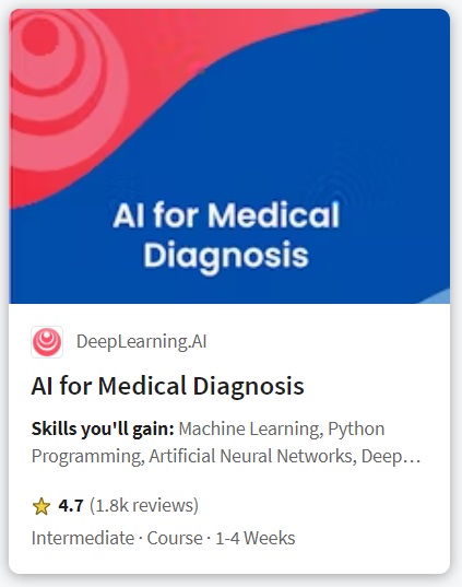 course 11 AI for diagnosis