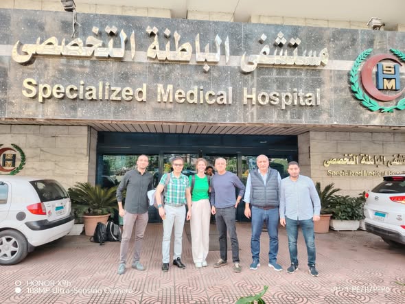 استقبال الوفد الهولندي لجراحات القلب المفتوح بمستشفى الباطنة التخصصي